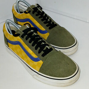 Vans Size 7.5/9 Shoes Old Skool Skate Canvas/Suede Multicolor Code 721356 Unisex